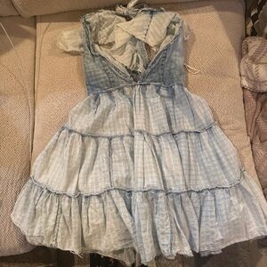 Charming Blue Denim Dress